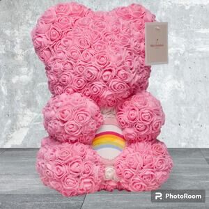 Handmade Adorable Cheer Style Care Bear From Roses